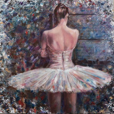 Картина под названием ""Балерина"" - Татьяна Чупис, Подлинное произведение искусства, Масло