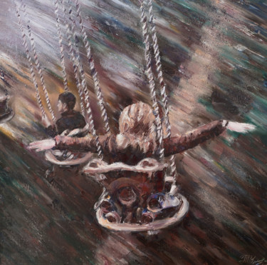 Картина под названием ""Вольный полет"" - Татьяна Чупис, Подлинное произведение искусства, Масло