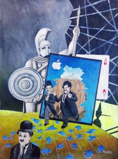 Peinture intitulée "PARADOXUM" par Giuseppe Taibi, Œuvre d'art originale, Acrylique Monté sur Plexiglas