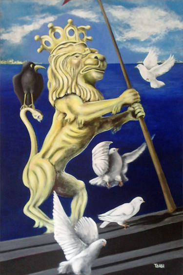 Peinture intitulée "Il cambiamento" par Giuseppe Taibi, Œuvre d'art originale, Acrylique