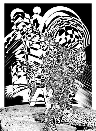 Digitale Kunst getiteld "Sphéroïdes infinime…" door 1personia, Origineel Kunstwerk, 2D Digital Work