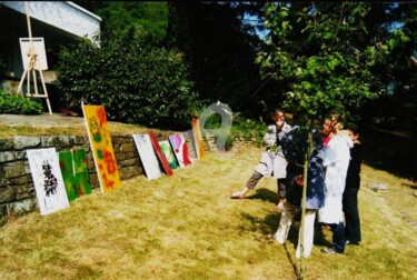 Malerei mit dem Titel "Workshop 2007" von Angelika Ehrhardt-Marschall, Original-Kunstwerk