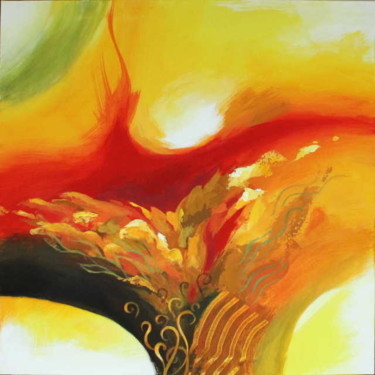 Peinture intitulée "colori d'autunno" par Angela Mariani, Œuvre d'art originale, Acrylique