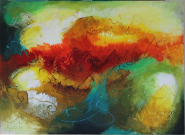 Pittura intitolato "humus.jpg" da Angela Mariani, Opera d'arte originale, Acrilico