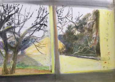 Kırsal bölge Tablo, pastel, figüratif, sanat eseri Yixiao Li tarafından