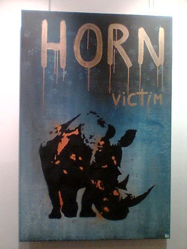 Pintura intitulada "HORN VICTM" por Hugo Sebastião Pedrosa Carneiro, Obras de arte originais