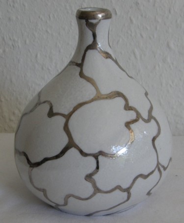 Peinture intitulée "Vase boule" par Madeleine Golay, Œuvre d'art originale