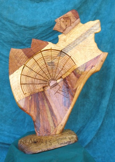 Sculpture titled "opera n. 103 NEAPOL…" by Antonio Randazzo, Original Artwork, Wood