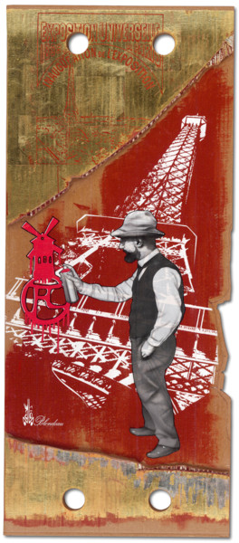 "LAUTREC, PARIS...GR…" başlıklı Tablo 2mé / Blondeau tarafından, Orijinal sanat, Hava fırçası