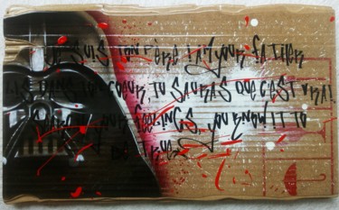 绘画 标题为“Vador... graffiti” 由2mé / Blondeau, 原创艺术品, 喷枪