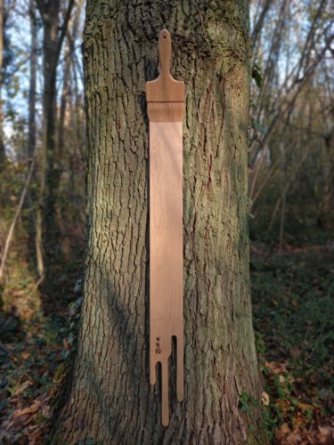 Sculpture intitulée "COOLeur chêne natur…" par 2mé / Blondeau, Œuvre d'art originale, Bois