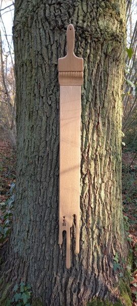 Skulptur mit dem Titel "COOLure chêne natur…" von 2mé / Blondeau, Original-Kunstwerk, Holz