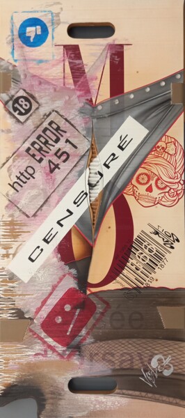 "Courbet l'origine c…" başlıklı Tablo 2mé / Blondeau tarafından, Orijinal sanat, Hava fırçası