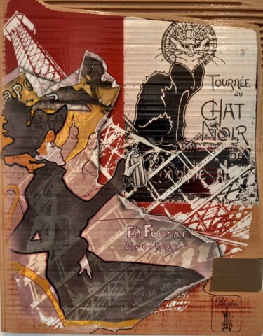 Pittura intitolato "Panneau sculpté: CH…" da 2mé / Blondeau, Opera d'arte originale, Acrilico