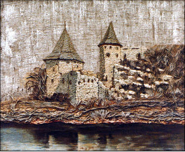 Painting titled "(Каменец-Подольский…" by Iurii Tiukh, Original Artwork, Oil
