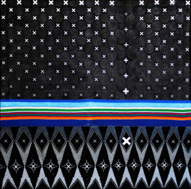 Картина под названием "(звезда упавшая с н…" - Юрий Тюх, Подлинное произведение искусства, Масло