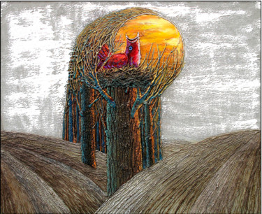 Pintura titulada "(ПОДОЛЬСКАЯ РОЩА) Г…" por Iurii Tiukh, Obra de arte original, Oleo
