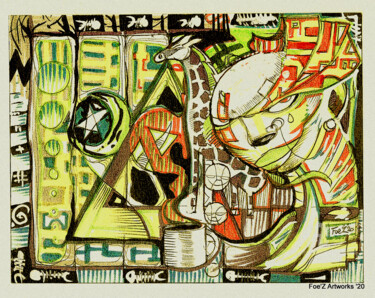 Arts numériques intitulée "" Finesse du Sheme "" par Mr Foe'Z, Œuvre d'art originale, Travail numérique 2D