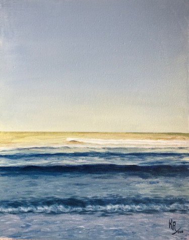 Painting titled "Tide" by Kenny Reeves, Original Artwork, Acrylic