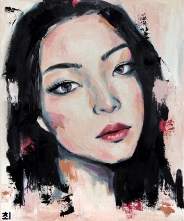 Картина под названием "Tenderness" - Marina Ogai, Подлинное произведение искусства, Масло