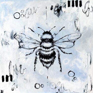 绘画 标题为“BEE” 由Marina Ogai, 原创艺术品, 油