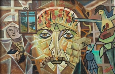 Malerei mit dem Titel "Единство веры" von Sergei Troianov, Original-Kunstwerk, Öl