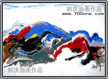 绘画 标题为“山-005” 由郭先生, 原创艺术品