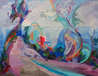 Картина под названием "На исходе лета" - Alana Kovalava, Подлинное произведение искусства, Масло