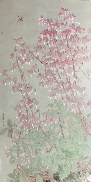 Pintura intitulada "四月天" por Xiao Ding Xu, Obras de arte originais, Tinta