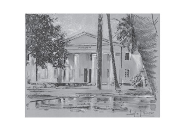 Drawing titled "Museum d'histoire n…" by Pol Soupe, Original Artwork, Pencil