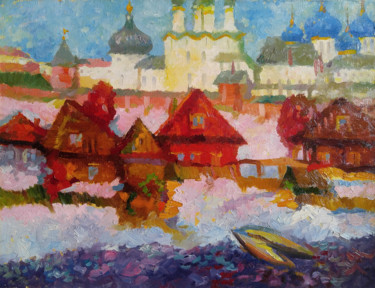 Pittura intitolato "№ 10 #" da Aleksei Avakumov, Opera d'arte originale, Olio
