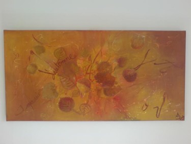Peinture intitulée "impression d'automne" par A-Del, Œuvre d'art originale