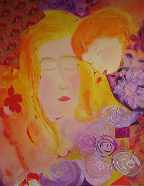 Peinture intitulée "La sieste" par A-Del, Œuvre d'art originale