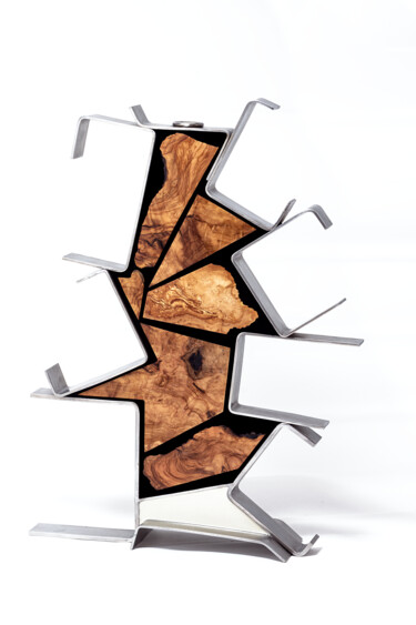 Escultura titulada "creare-giocare V2" por A-Design-A, Obra de arte original, Acero inoxidable