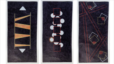 Collages titled "Kerthiau-Trois coll…" by Kerthiau, Original Artwork, Collages