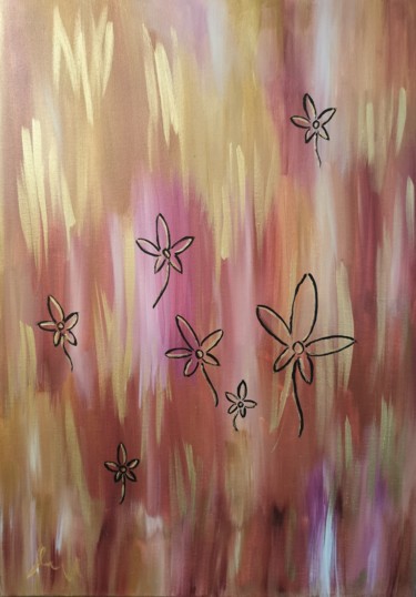 Malerei mit dem Titel "Frühling" von Anastasia Dottai, Original-Kunstwerk, Acryl