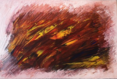 Malerei mit dem Titel "Abstrakter Regenbog…" von Anastasia Dottai, Original-Kunstwerk, Acryl