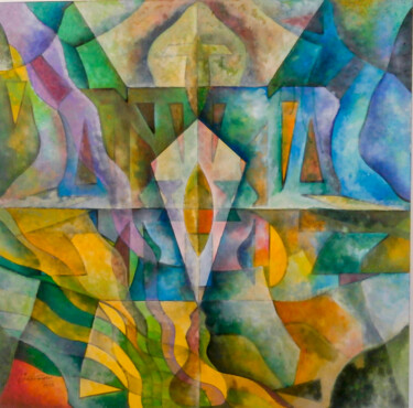 Peinture intitulée "Abstrato expression…" par José Guimarães, Œuvre d'art originale, Acrylique