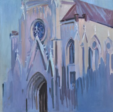 Картина под названием "Cathedral" - Aliia Giliazova, Подлинное произведение искусства, Масло