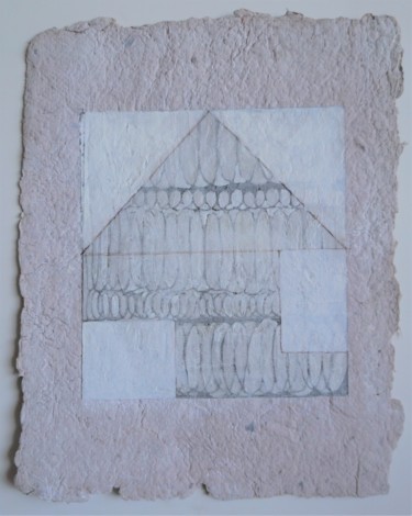 Pittura intitolato "House X" da Anna Jannack, Opera d'arte originale, Acrilico