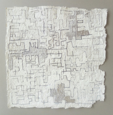 Картина под названием "Labyrinth I" - Anna Jannack, Подлинное произведение искусства, Акрил