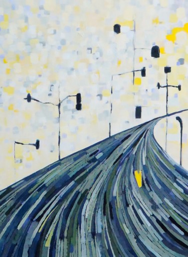 Pintura titulada "Camino XX" por Anna Jannack, Obra de arte original, Oleo