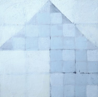 Картина под названием "Squares Mini II" - Anna Jannack, Подлинное произведение искусства, Масло