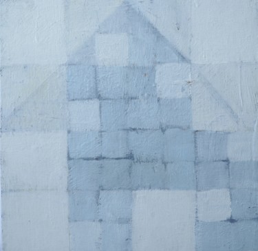 Malerei mit dem Titel "Squares Mini III" von Anna Jannack, Original-Kunstwerk, Öl