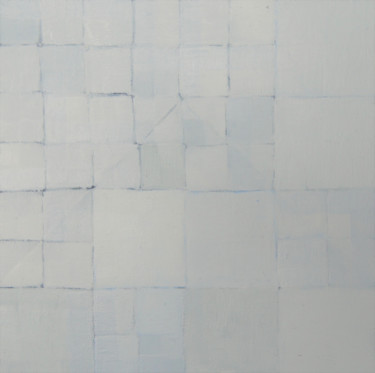 Malerei mit dem Titel "Squares Mini XI" von Anna Jannack, Original-Kunstwerk, Öl