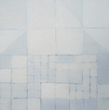 Painting titled "Squares XIII" by Anna Jannack, Original Artwork, Oil