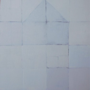Malerei mit dem Titel "Squares Mini XXII" von Anna Jannack, Original-Kunstwerk, Öl