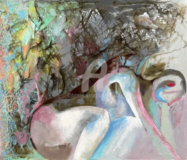 绘画 标题为“Akt II” 由Anna Lupa-Suchy, 原创艺术品, 油
