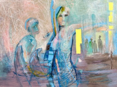 Картина под названием "Eureka" - Anna Lupa-Suchy, Подлинное произведение искусства, Масло