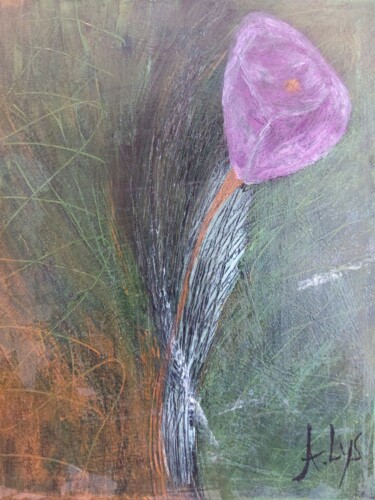 Peinture intitulée "Tulipe" par A Lys, Œuvre d'art originale, Acrylique Monté sur Châssis en bois